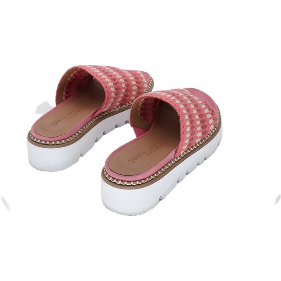 Gentle Souls by Kenneth Cole Lavern Wedge Sandal Poppy Multi - Women's US 6 - Picture 3 of 6